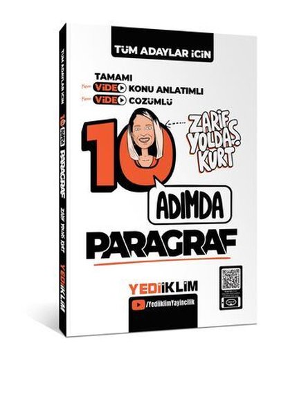 Tüm Adaylar İçin 10 Adımda Paragraf Video Konu Anlatımlı ve Video Çözümlü Soru Bankası