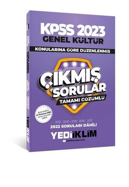 2023 KPSS Genel Kültür Konularına Göre Tamamı Çözümlü Çıkmış Sorular