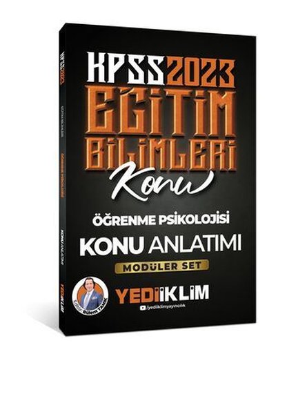 2023 KPSS Eğitim Bilimleri Öğrenme Psikolojisi Konu Anlatımı  - Modüler Set İçerisindeki