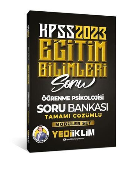 2023 KPSS Eğitim Bilimleri Öğrenme Psikolojisi Tamamı Çözümlü Soru Bankası - Modüler Set İçerisindek