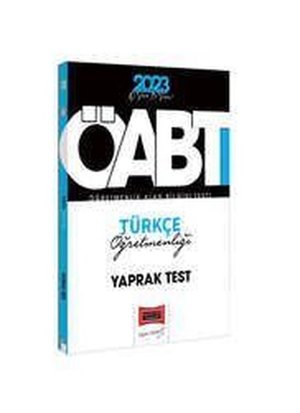 2023 KPSS ÖABT Türkçe Öğretmenliği Çek Kopart Yaprak Test