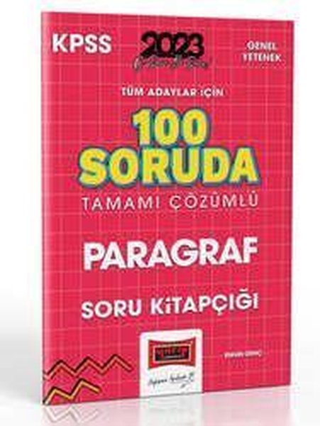 2023 Tamamı Çözümlü 100 Soruda Paragraf Soru Kitapçığı