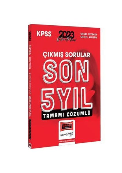 2023 KPSS Genel Yetenek Genel Kültür Tamamı Çözümlü Son 5 Yıl Çıkmış Sınav Soruları