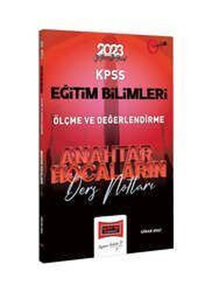 2023 KPSS Eğitim Bilimleri Anahtar Hocaların Ölçme ve Değerlendirme Ders Notları