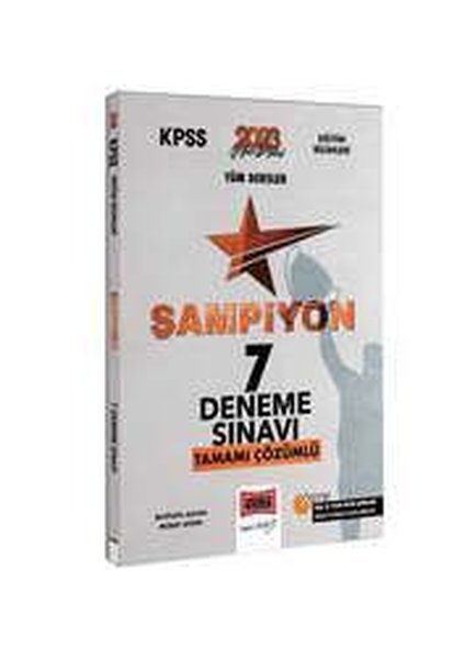 2023 KPSS Eğitim Bilimleri Tüm Dersler Tamamı Çözümlü Şampiyon 7 Deneme