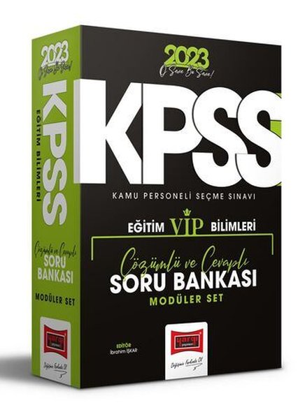 2023 KPSS Eğitim Bilimleri Tamamı Çözümlü VİP Modüler Soru Bankası Set