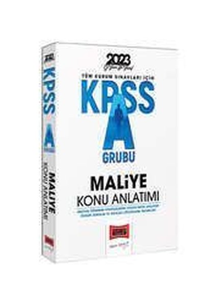 2023 KPSS A Grubu Maliye Konu Anlatımı