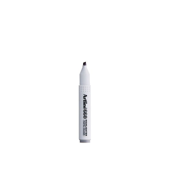 Artline 660 Fosforlu Kalem Kesik Uç 10-40mm Gri