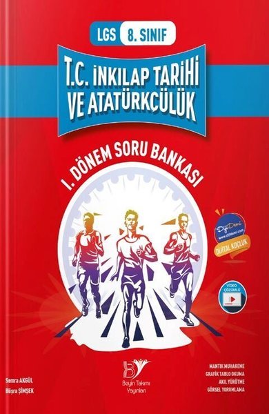 8.Sınıf LGS 1.Dönem T.C. İnkılap Tarihi ve Atatürkçülük Soru Bankası- 2023 Özel Baskı