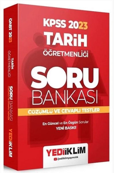 2023 KPSS Tarih Öğretmenliği Soru Bankası Çözümlü ve Cevaplı Testler