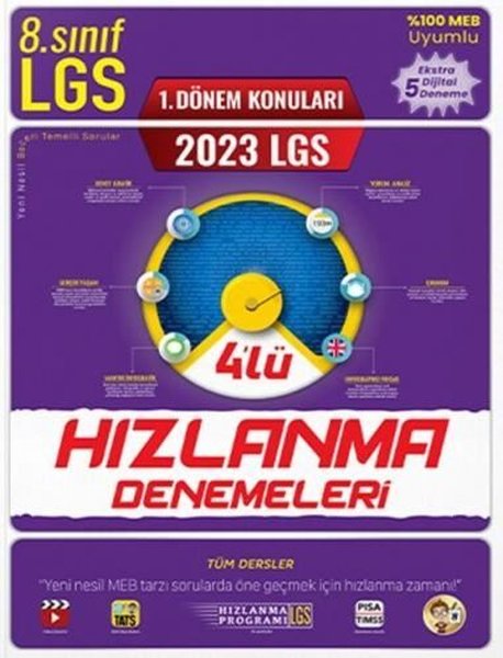 2023 8.Sınıf LGS 1.Dönem 4'lü Hızlanma Denemeleri