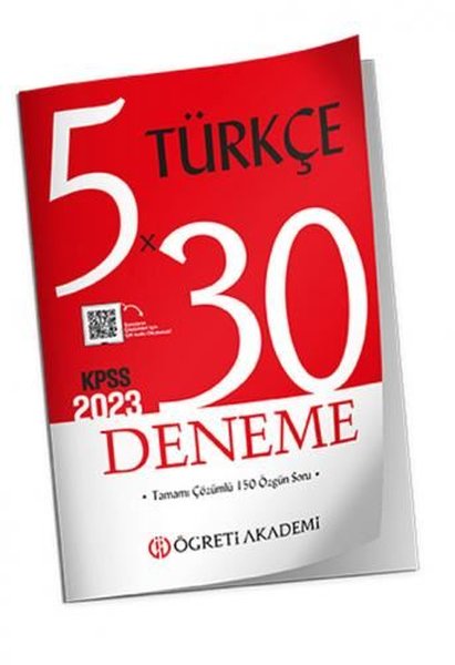 KPSS Genel Yetenek Genel Kültür Türkçe 5x30 Deneme