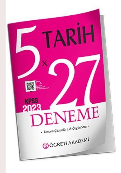 KPSS Genel Yetenek Genel Kültür Tarih 5x27 Deneme