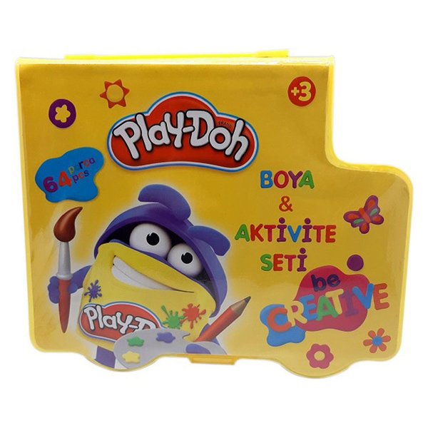 Play Doh Kırtasiye Seti 64 Parça PLAY ST002