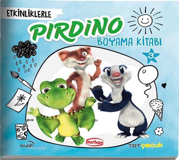 TRT Çocuk Etkinliklerle Pırdino Boyama Kitabı - 3