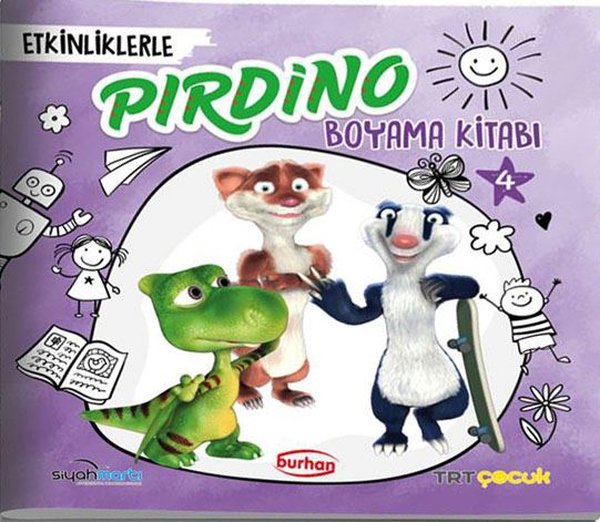 TRT Çocuk Etkinliklerle Pırdino Boyama Kitabı - 4