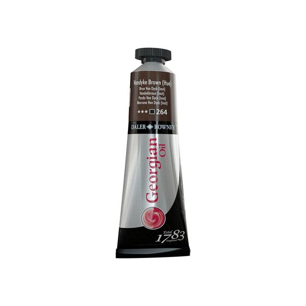 Daler Rowney Georgian Yağlı Boya Goc 38 ml Vandyke Brown (Hue) 111014264