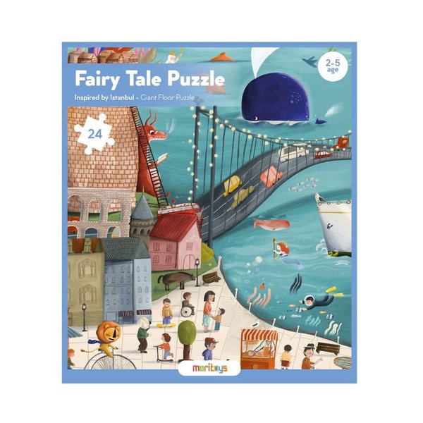 Fairy Tale Puzzle - 24 Parça Dev Yer Puzzle ve Posteri