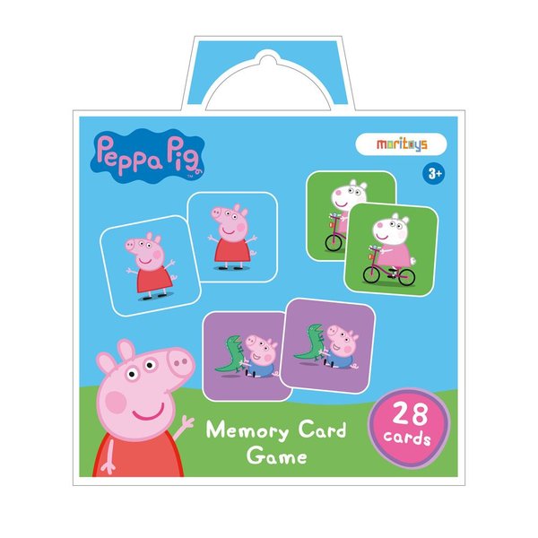 Peppa Pig Memory Card Game: 28 Kartlı Hafıza ve Eşleştirme Oyunu