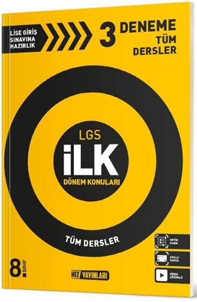 8.Sınıf LGS İlk Dönem 3'lü Deneme