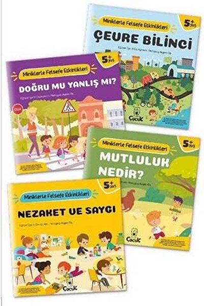 Miniklerle Felsefe Etkinlikleri Serisi Seti - 4 Kitap Takım