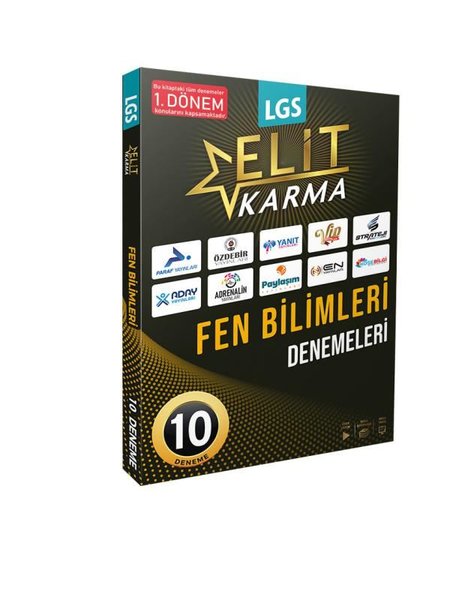 8.Sınıf LGS 1.Dönem Elit Karma Fen Bilimleri 10'lu Deneme