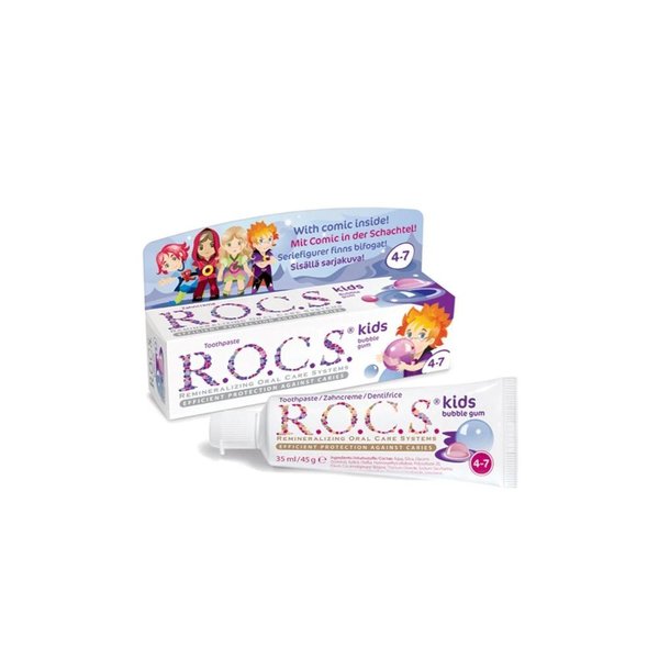 R.O.C.S. Kids 4-7 Yaş Diş Macunu Balon Sakızı 45g