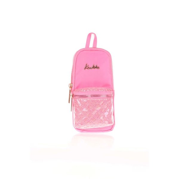 Kaukko Brıght Junıor Bag Kalem Çantası (Kapitone-Pembe) K2463