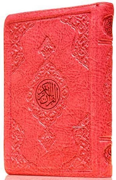 Çanta Boy Kur'an-ı Kerim - Pembe Renk Kılıflı Mühürlü