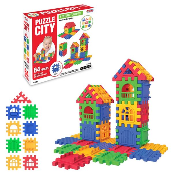 Dede Puzzle Cıty 64 Parça