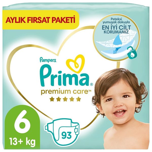 Prima Premium Care 6 Beden 93 Adet Extra Large Aylık Fırsat Paketi