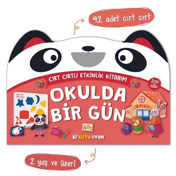 Okulda Bir Gün - Cırt Cırtlı Etkinlik Kitabım