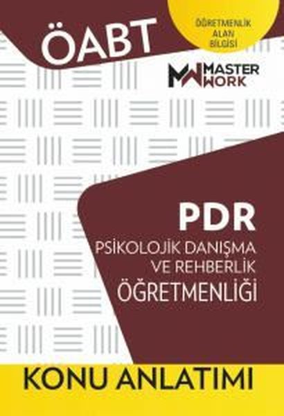 ÖABT Öğretmenlik Alan Bilgisi PDR Psikolojik Danışma ve Rehberlik Öğretmenliği