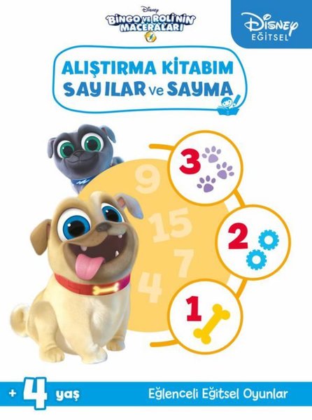 Disney Eğitsel Bingo ve Rolinin Maceraları Alıştırma Kitabım Sayılar ve Sayma 4+Yaş