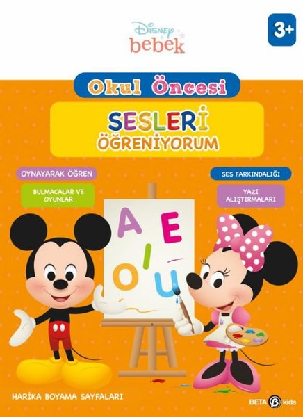 Disney Eğitsel Okul Öncesi Sesleri Öğreniyorum 3+Yaş