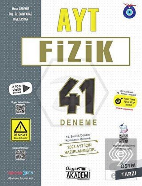 AYT 1.Dönem Fizik 41 Deneme