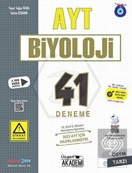 AYT 1.Dönem Biyoloji 41 Deneme