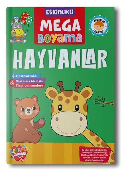 Hayvanlar - Etkinlikli Mega Boyama