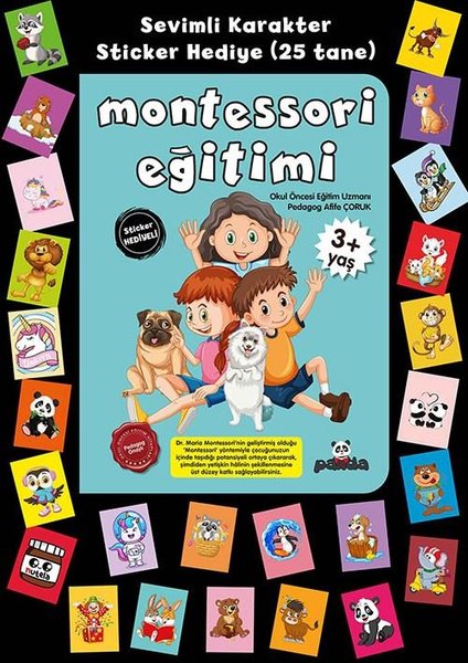 Montessori Eğitimi - Stickerlı 3+ Yaş