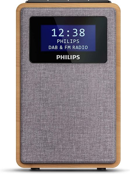 Philips TAR5005 Taşınabilir Radyo DAB+  Ahap Ünite LCD Ekran İkili Alarm