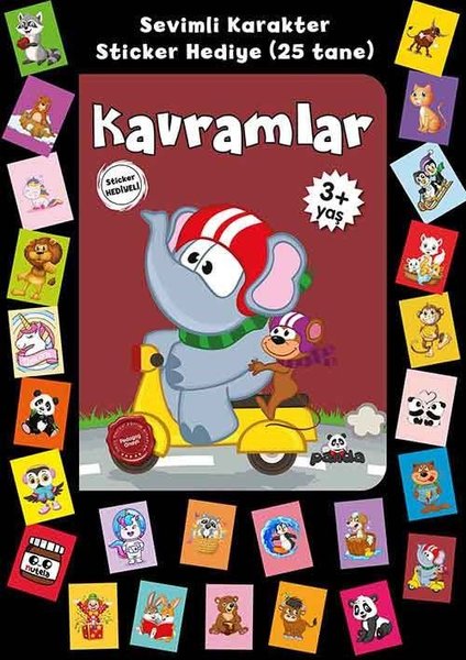 Kavramlar - Stickerlı 3+ Yaş