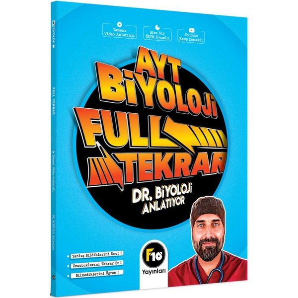 Dr. Biyoloji AYT Biyoloji Full Tekrar Video Ders Kitabı