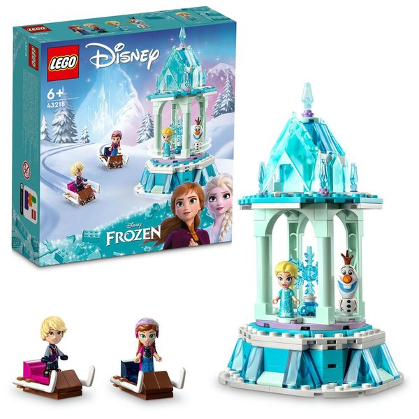 Lego Disney Anna ve Elsa'nın Sihirli Atlıkarıncası 43218