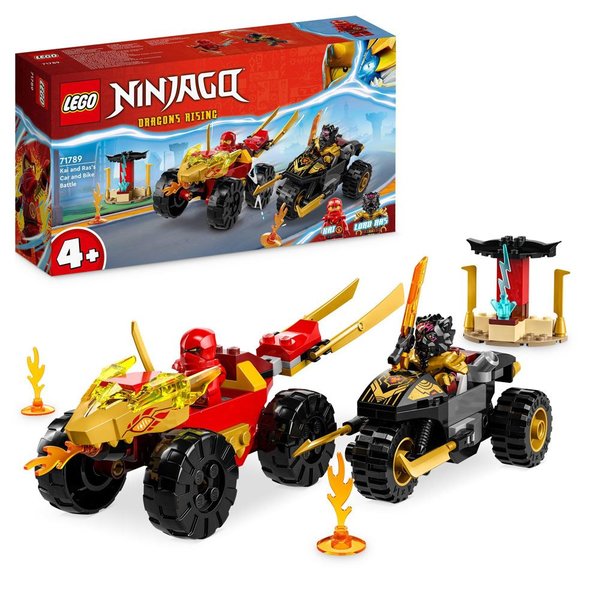 Lego Kai ve Ras'ın Araba ve Motosiklet Savaşı 71789