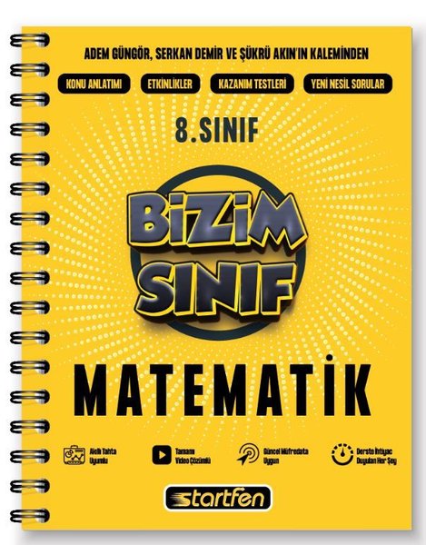 8. Sınıf Bizim Sınıf Matematik Etkinlikli Soru Bankası