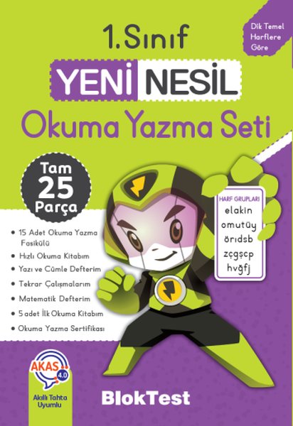 1. Sınıf Yeni Nesil Okuma Yazma Seti