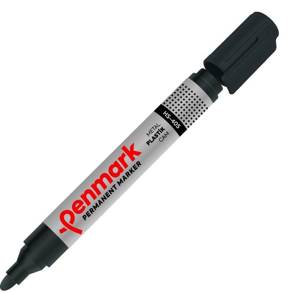 Penmark Permanent Marker Yuvarlak Uç Siyah D&R
