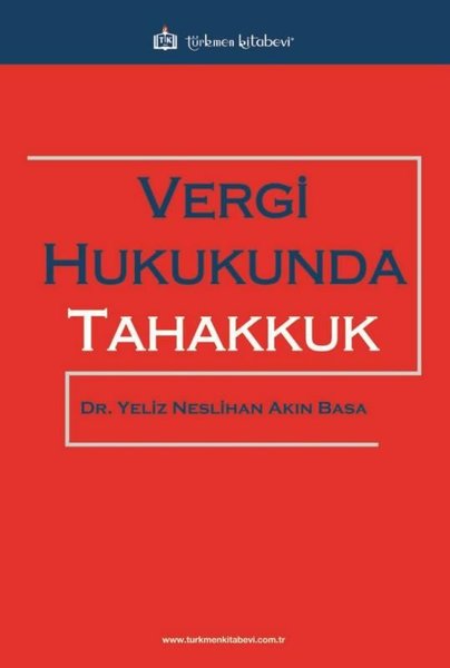 Vergi Hukukunda Tahakkuk