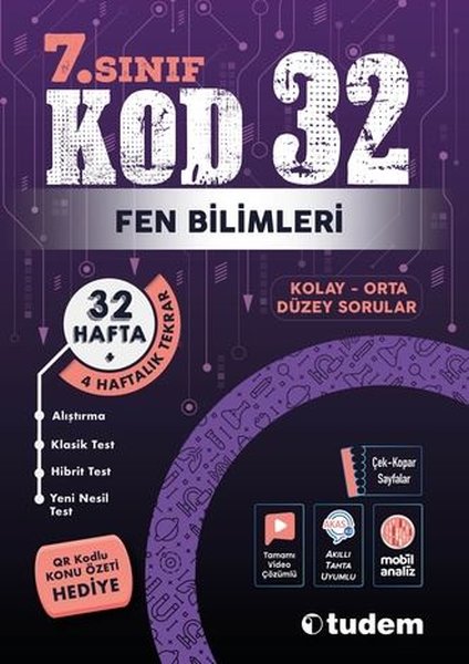 7. Sınıf Fen Bilimleri Kod 32