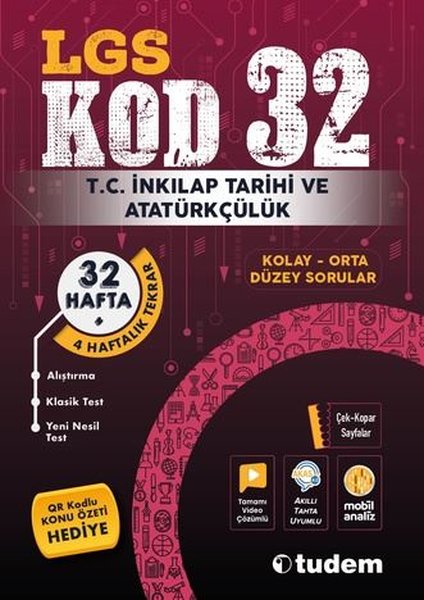 LGS T.C. İnkılap Tarihi ve Atatürkçülük Kod 32